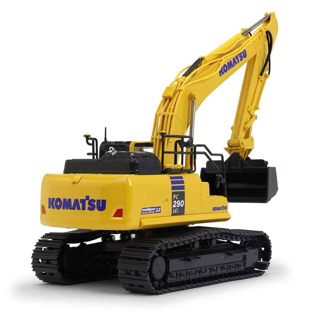 First Gear Komatsu PC290 LCI-11 Excavator with Swivel Grading Bucket