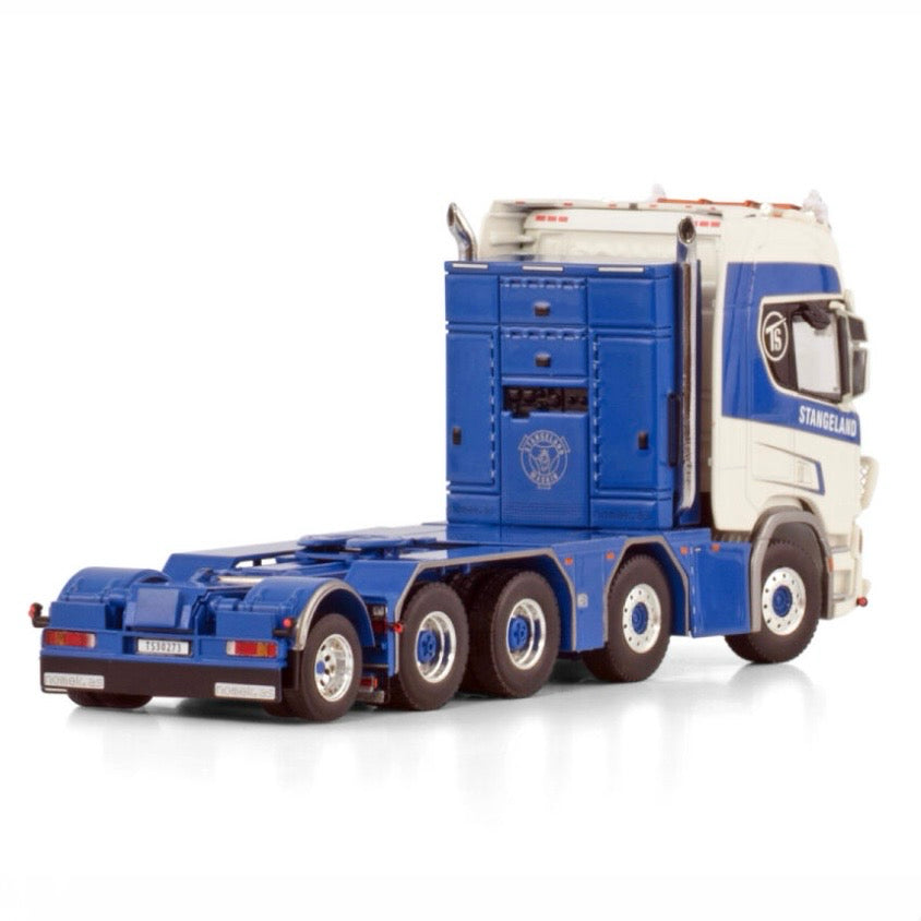 WSI Stangeland Scania R Highline CR20H 8x4 with Add On Axle