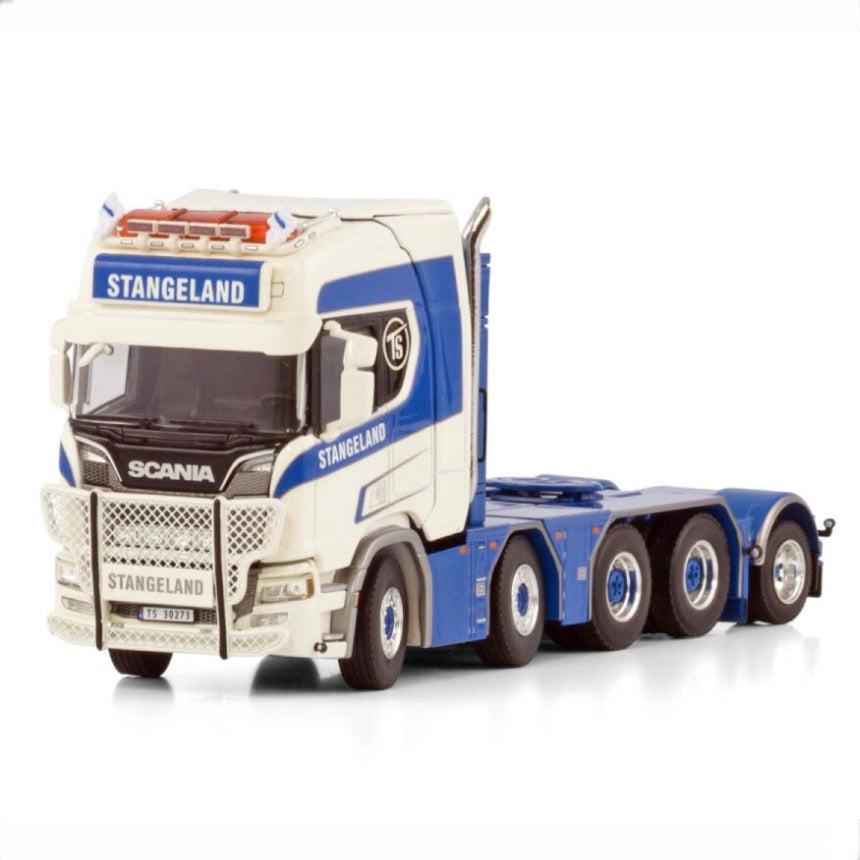 WSI Stangeland Scania R Highline CR20H 8x4 with Add On Axle