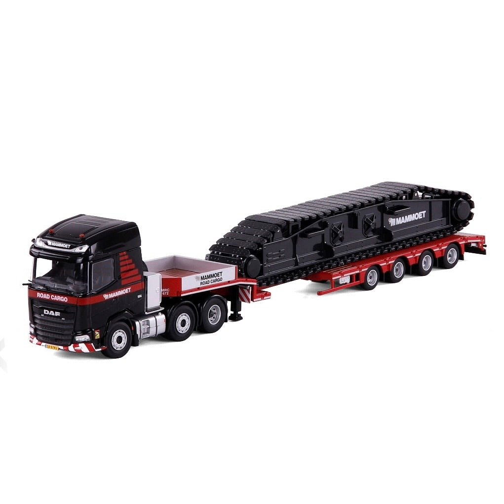 Mammoet DAF XG 6x2 with 4 Axle Faymonville Lowloader & Crawler Load