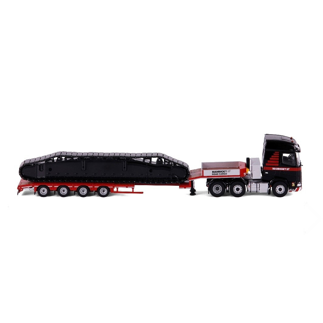 Mammoet DAF XG 6x2 with 4 Axle Faymonville Lowloader & Crawler Load