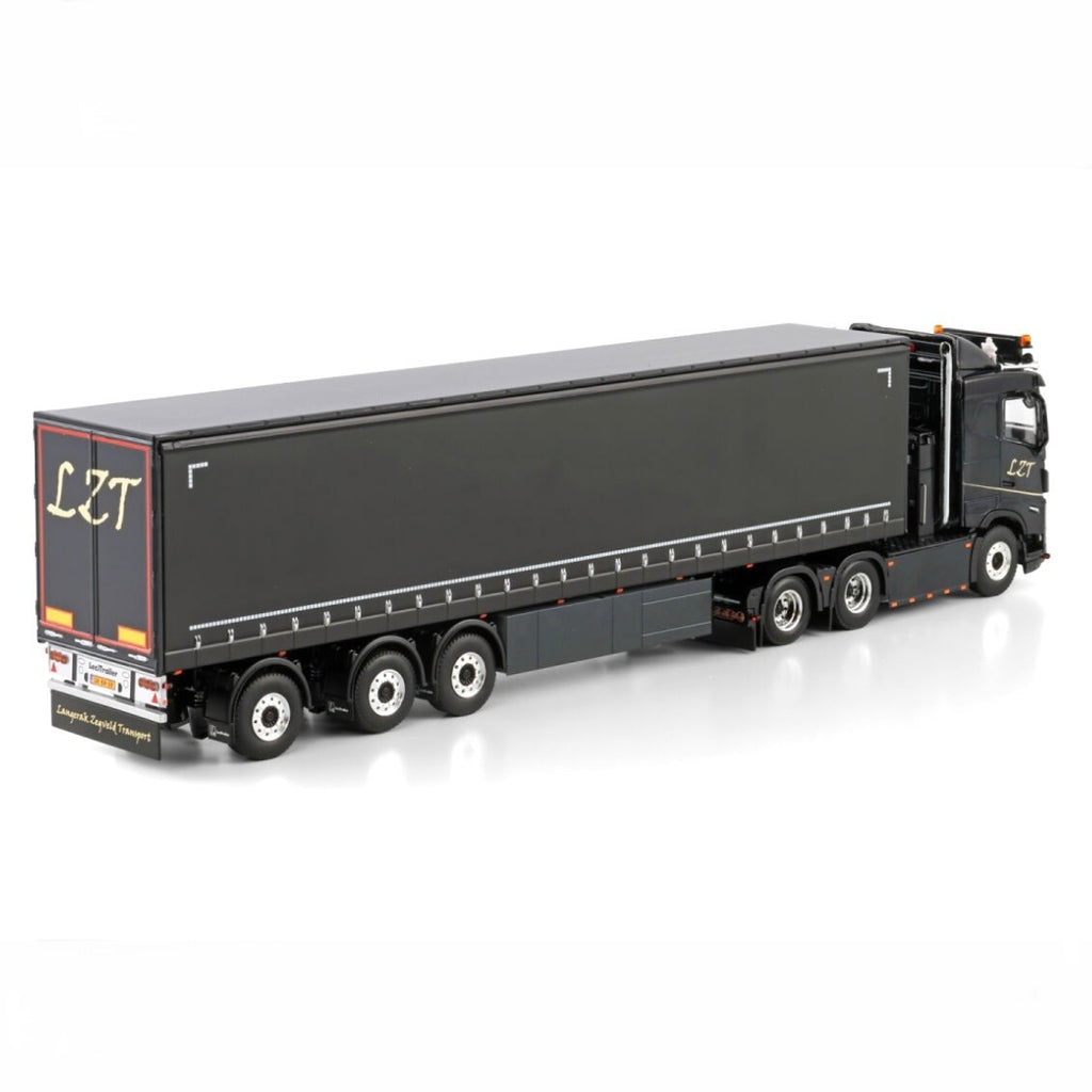 WSI Langerak Zegveld Volvo FH5 Sleeper 6x2 Tag with Curtainside Trailer