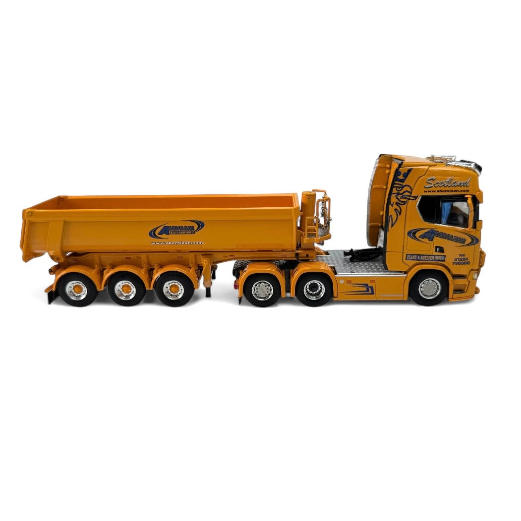WSI Aberclean Scania S730 Highline with 3 Axle Tipper Trailer