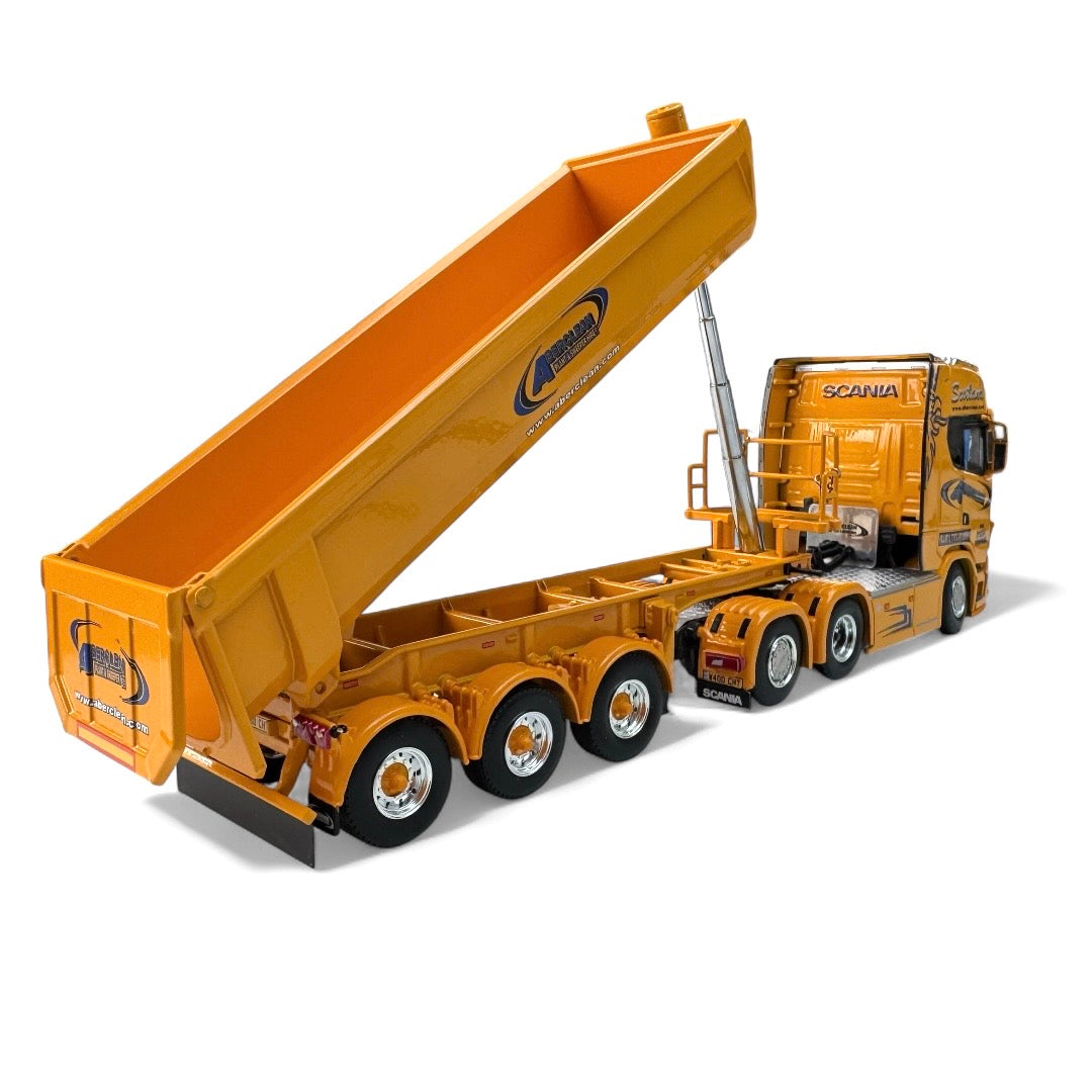 WSI Aberclean Scania S730 Highline with 3 Axle Tipper Trailer
